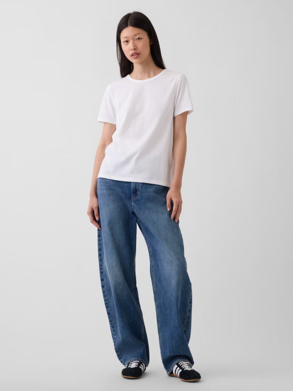 GAP Organic Cotton VintageSoft T-Shirt - Sz S - White